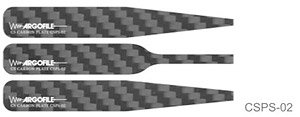 CS Carbon Plate Tapered 2mm Set (Hobby Tool)