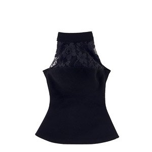 AZO2 Front Race Sleeveless Cut Sew (Black) (Fashion Doll)
