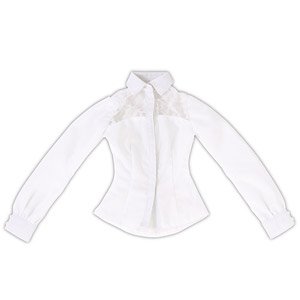 AZO2 Front Race Shirt (White) (Fashion Doll)