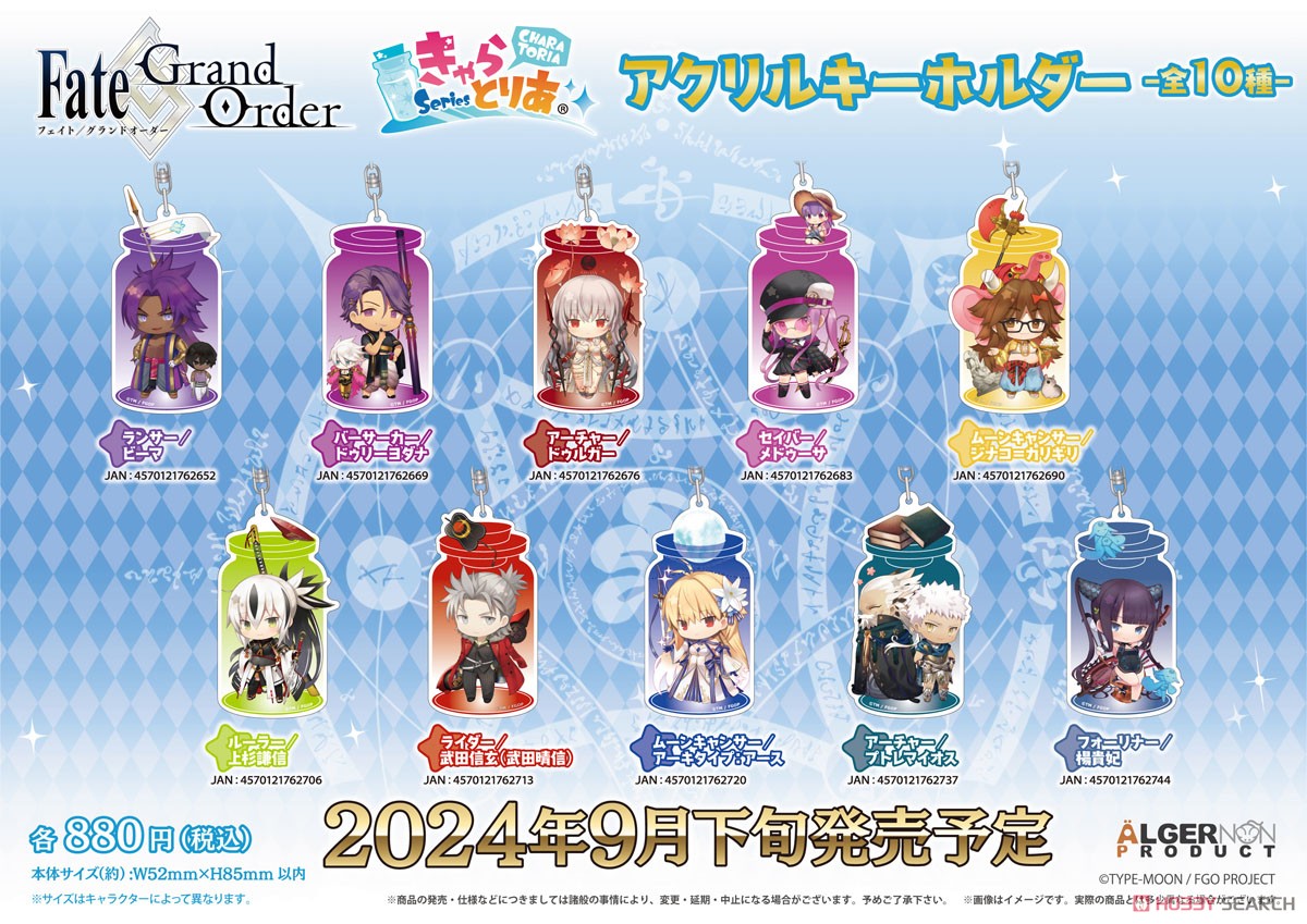 Fate/Grand Order Charatoria Acrylic Key Ring Ruler/Uesugi Kenshin (Anime Toy) その他の画像1