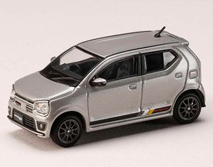 Suzuki Alto Works (HA36S) Steal Silver Metallic (Diecast Car)