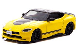 Nissan Fairlady Z Version ST Customized Edition 2023 Ikazuchi Yellow / Super Black (Diecast Car)
