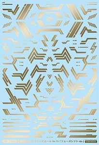 1/100 GM Line Decal No.15 [Phase Shift -dp-] Gold (Material)
