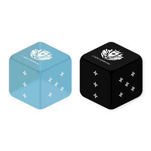 hololive OFFICIAL CARD GAME Official Dice [Light Blue & Black (Set of 2)] (Card Supplies)