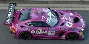 Mercedes-AMG GT3 EVO No.16 Uno Racing Team with Landgraf 2nd PRO-AM class 24H Spa 2024 (ミニカー)