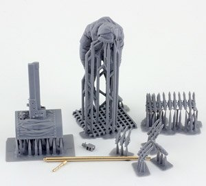 2A42 30mm Gun Barrel/Mantlet (w/Figure) for BMP-2D IFV (for Trumpeter) (Plastic model)