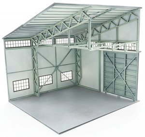 1/48-72 Hangar Unpainted Paper Kit (Unassembled Kit) (Model Train)