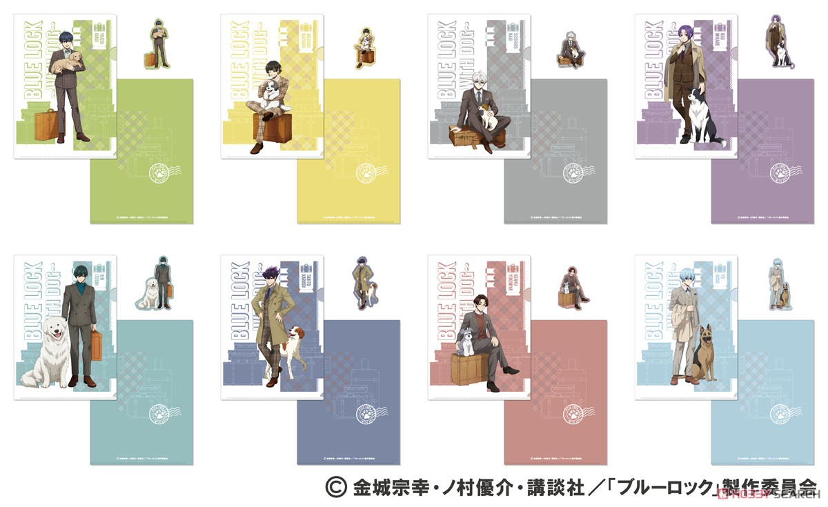 ブルーロック クリアファイル&ダイカットステッカーセット～With Dog～2.蜂楽廻 (キャラクターグッズ) その他の画像1