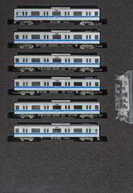 Odakyu Type 3000 2nd Edition (Imperial Blue Stripe, Car Number Selectable) Six Car Formation Set (w/Motor) (6-Car Set) (Pre-colored Completed) (Model Train)