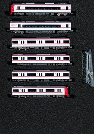 名鉄2200系2次車 (前面窓透過タイプ・車番選択式) 6両編成セットII (動力付き) (6両セット) (塗装済み完成品) (鉄道模型)