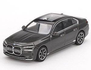 BMW i7 xDrive60 ドラビットグレー (左ハンドル) (ミニカー)