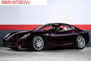 FERRARI 599 GTB FIORANO 2006 Manual Gear Violet Available Cuoio Color Interior (ケース無) (ミニカー)
