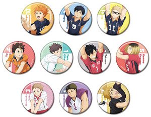 缶バッジコレクション ハイキュー!! (10個セット) (キャラクターグッズ)