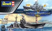 U.S.S. Fletcher & U.S.S. Indianapolis 2 Destroyers Gift Set (Plastic model)