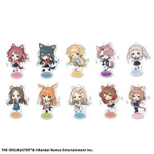 トコトコアクリルスタンド 学園アイドルマスター (10個セット) (キャラクターグッズ)