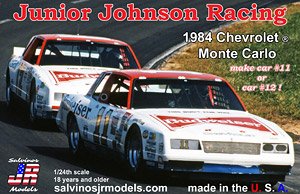 NASCAR 1984 Junior Johnson Racing #11/#12 Darrel Waltrip/Neil Bonnett Chevrolet Monte Carlo (Model Car)