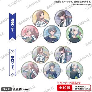BanG Dream! It`s MyGO!!!!! Trading Can Badge Wei Beta Schwarz MyGO!!!!! Ver. (Set of 10) (Anime Toy)