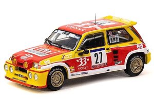 Renault 5 MAXI Turbo Tour de Corse - Rallye de France 1985 Didier Auriol / Bernard Occelli (ミニカー)