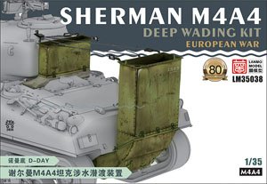 M4A4 Deep Wading Kit European War (Plastic model)