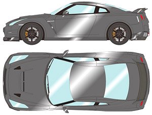 NISSAN GT-R (NISMO R35 CRS Version) 2013 ダークメタルグレー (ミニカー)