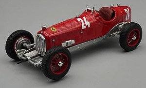 アルファロメオ P3 Tipo B モンツァGP 1932 #24 Tazio Nuvolari (ミニカー)