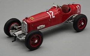 アルファロメオ P3 Tipo B フランスGP 1932 #12 優勝車 Tazio Nuvolari (ミニカー)