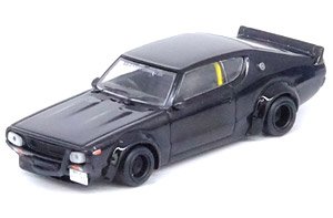 NISSAN Skyline 2000 GT-R (KPGC110) `Kenmeri` Black (Diecast Car)