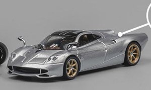 Pagani Huayra Codalunga Metallic Silver (Diecast Car)