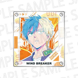 Wind Breaker Three Concatenation Acrylic Miror Plate (Popp Color) Haruka Sakura (Anime Toy)