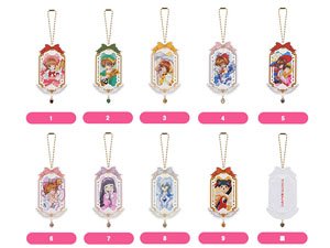 Cardcaptor Sakura 25th Anniversary Collectible Acrylic Keychain (Set of 9) (Anime Toy)