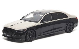 Mercedes-Maybach S-Class Night Series - 2023 - Mojave Silver/Onyx Black (ミニカー)