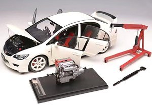 ホンダ Civic Type R (FD2) 2007 Early Version CHAMPIONSHIP WHITE (ミニカー)