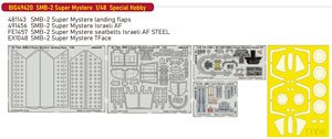 SMB-2 Super Mystere (IDF) Big Ed Parts Set (for Special Hobby) (Plastic model)