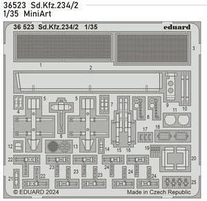 Sd.Kfz.234/2 プーマ エッチングパーツ (ミニアート用) (プラモデル)