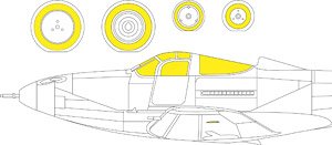 Masking Sheet for P-39Q T Face (for Arma Hobby) (Plastic model)