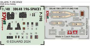 P-39Q スペース内装3Dデカール w/エッチングパーツセット (アルマホビー用) (プラモデル)