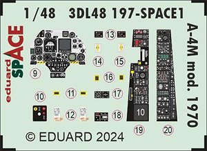 A-4M mod.1970 SPACE (3D Decal Set) (for Magic Factory) (Plastic model)