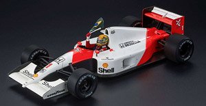 マクラーレン MP4/6 1991 ブラジルGP ポール トゥ ウィン No.1 A.セナ ドライバー付 (ミニカー)