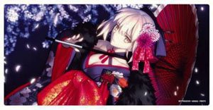 劇場版「Fate/stay night[Heaven`s Feel]」ラバープレイマット セイバーオルタ 着物Ver. (カードサプライ)