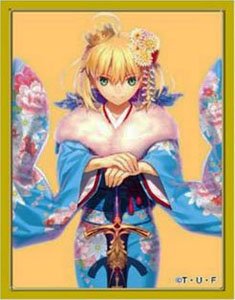 角スリvol.33 劇場版「Fate/stay night [Heaven`s Feel]」 セイバー 着物Ver.(KS-97) (カードスリーブ)