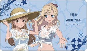 High School Fleet the Movie [Especially Illustrated] Kouko Nosa & Wilhelmina Seaside Ver. Multi Desk Mat (Card Supplies)