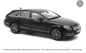 MB CLS ステーションワゴン 2011 Obsidian メタリックブラック (ミニカー)