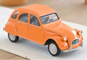 シトロエン 2CV 6 Club 1979 マンダリンオレンジ (ミニカー)
