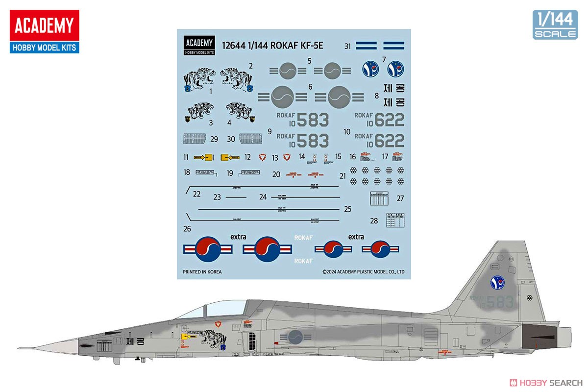 KAI KF-5E Tiger II (Plastic model) その他の画像3