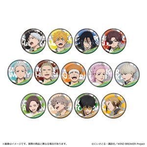 Wind Breaker Hologram Can Badge (Set of 13) (Anime Toy)