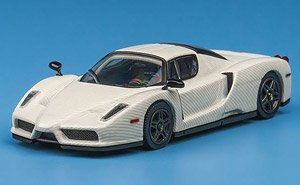 エンツォ Luminous White carbon (ミニカー)