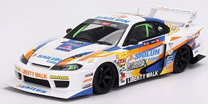 Nissan Silvia (S15) LB-Super Silhouette #555 2023 Formula Drift Japan (Diecast Car)