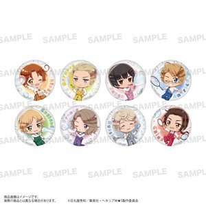 Animation [Hetalia: World Stars] Trading Can Badge (Chara Hoppin!) (Set of 8) (Anime Toy)
