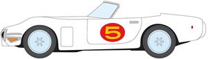 1967 トヨタ 2000GT スピード レーサー マッハ 5 ホワイト (ミニカー)