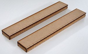 16番(HO) ローカル線単式ホーム (2セット入り) [1/83・未塗装] (組み立てキット) (鉄道模型)